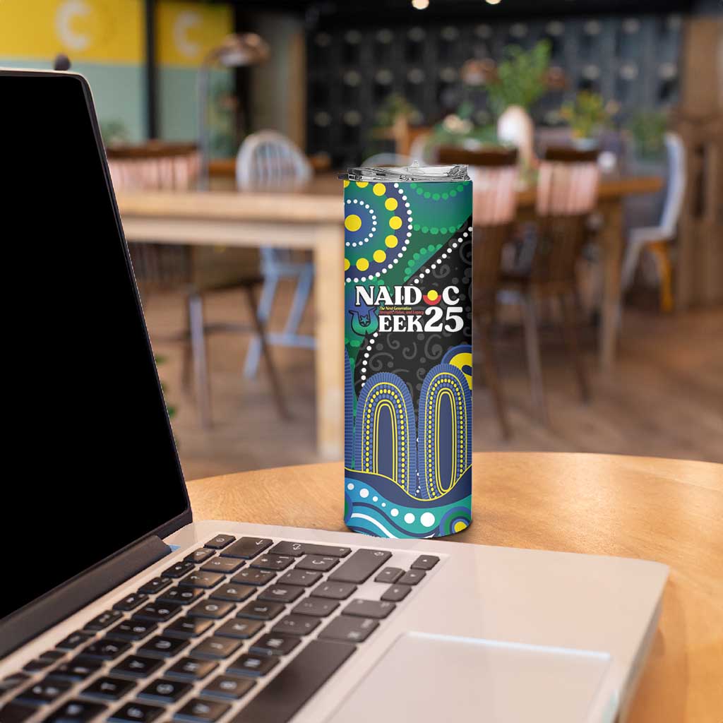 Custom NAIDOC Week 2025 Cowboys Skinny Tumbler Indigenous Art