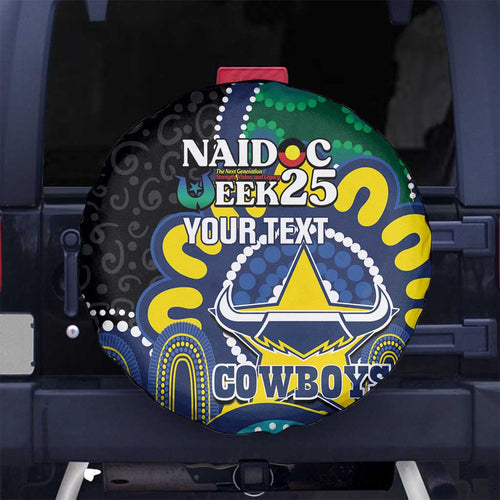 Custom NAIDOC Week 2025 Cowboys Spare Tire Cover Indigenous Art