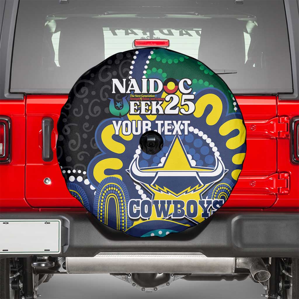 Custom NAIDOC Week 2025 Cowboys Spare Tire Cover Indigenous Art