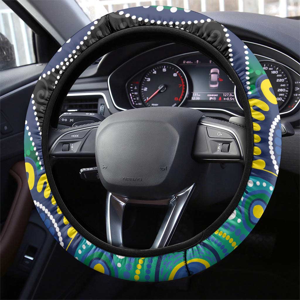 NAIDOC Week 2025 Cowboys Steering Wheel Cover Indigenous Art
