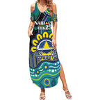 Custom NAIDOC Week 2025 Cowboys Summer Maxi Dress Indigenous Art