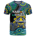 Custom NAIDOC Week 2025 Cowboys T Shirt Indigenous Art
