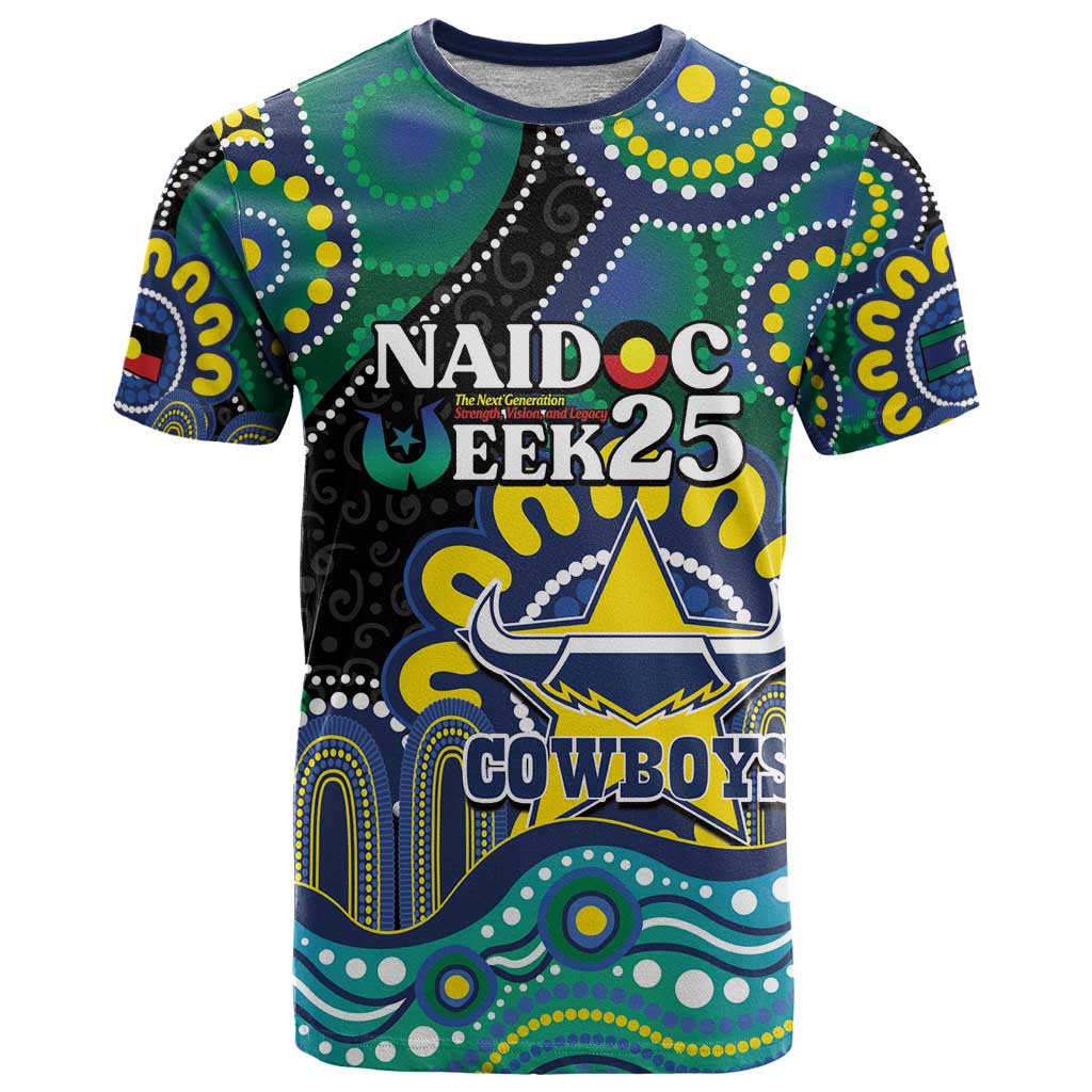Custom NAIDOC Week 2025 Cowboys T Shirt Indigenous Art