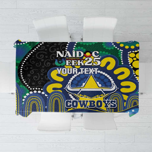 Custom NAIDOC Week 2025 Cowboys Tablecloth Indigenous Art