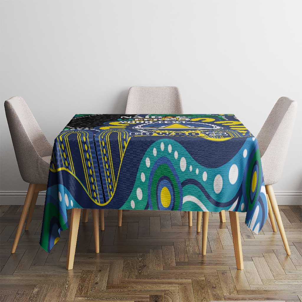 Custom NAIDOC Week 2025 Cowboys Tablecloth Indigenous Art