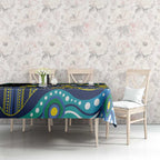 Custom NAIDOC Week 2025 Cowboys Tablecloth Indigenous Art
