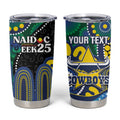 Custom NAIDOC Week 2025 Cowboys Tumbler Cup Indigenous Art