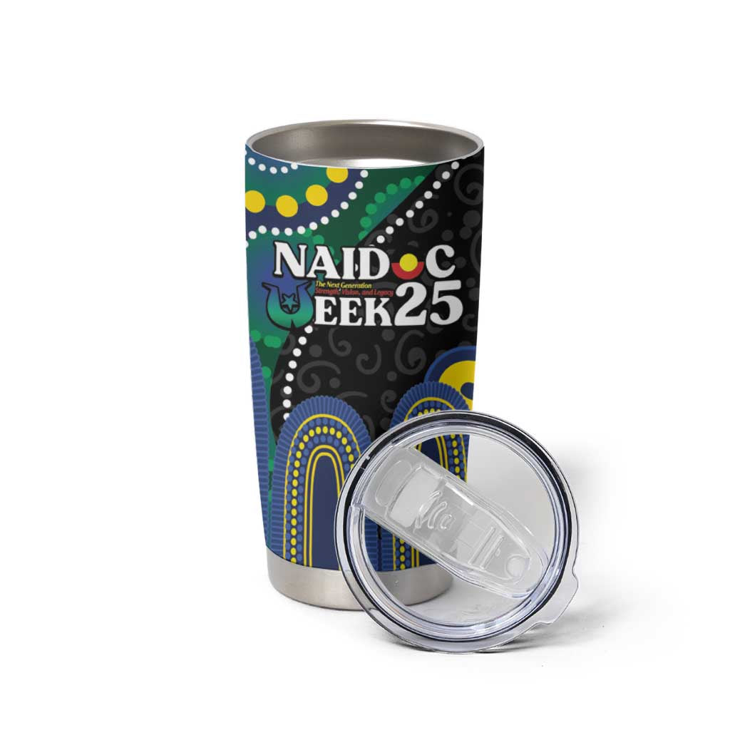 Custom NAIDOC Week 2025 Cowboys Tumbler Cup Indigenous Art