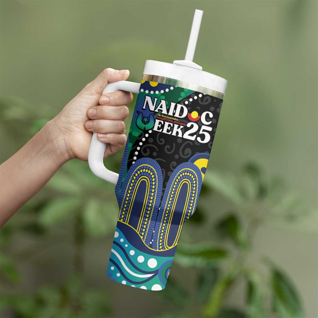 Custom NAIDOC Week 2025 Cowboys Tumbler With Handle Indigenous Art