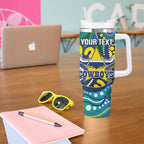 Custom NAIDOC Week 2025 Cowboys Tumbler With Handle Indigenous Art