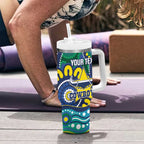 Custom NAIDOC Week 2025 Cowboys Tumbler With Handle Indigenous Art