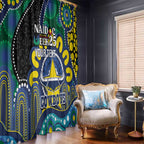 Custom NAIDOC Week 2025 Cowboys Window Curtain Indigenous Art