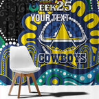 Custom NAIDOC Week 2025 Cowboys Window Curtain Indigenous Art