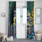 Custom NAIDOC Week 2025 Cowboys Window Curtain Indigenous Art