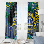 Custom NAIDOC Week 2025 Cowboys Window Curtain Indigenous Art