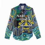 Custom NAIDOC Week 2025 Cowboys Women Casual Shirt Indigenous Art