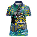 Custom NAIDOC Week 2025 Cowboys Women Polo Shirt Indigenous Art