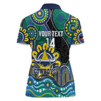 Custom NAIDOC Week 2025 Cowboys Women Polo Shirt Indigenous Art