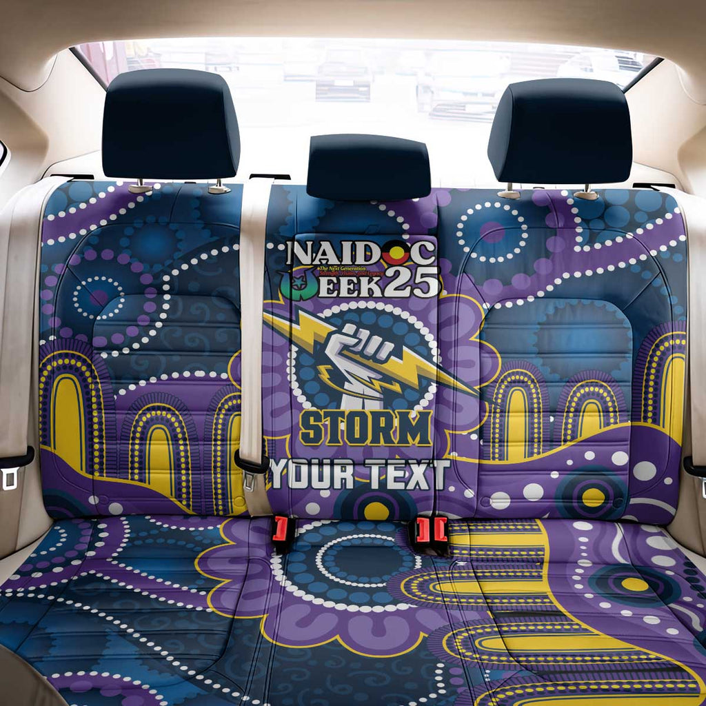 Custom NAIDOC Week 2025 Storm Back Car Seat Cover Melbourne Indigenous Art