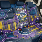 Custom NAIDOC Week 2025 Storm Back Car Seat Cover Melbourne Indigenous Art
