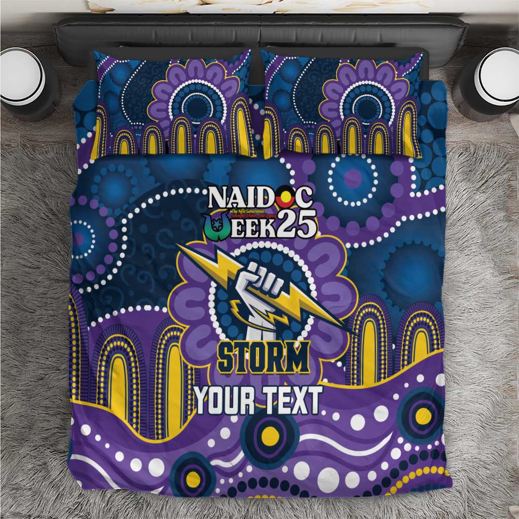 Custom NAIDOC Week 2025 Storm Bedding Set Melbourne Indigenous Art