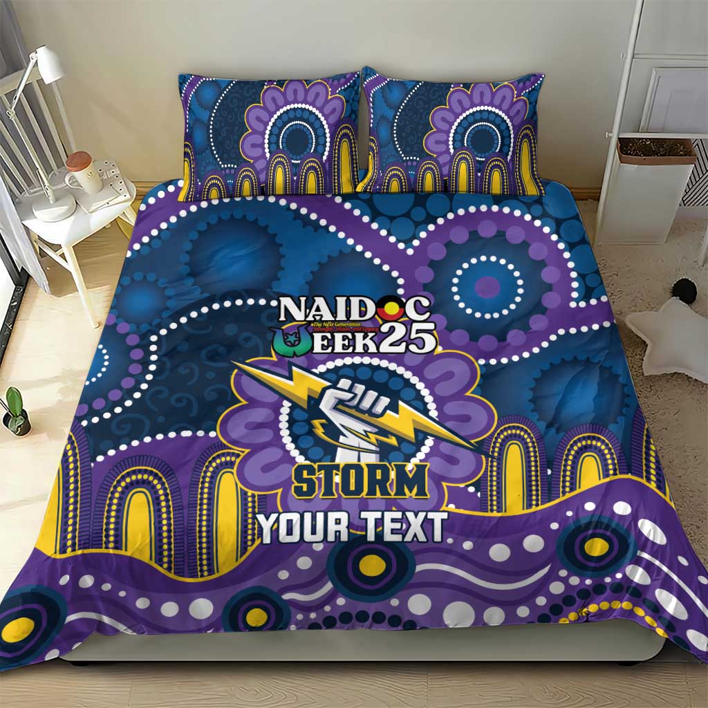 Custom NAIDOC Week 2025 Storm Bedding Set Melbourne Indigenous Art