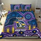 Custom NAIDOC Week 2025 Storm Bedding Set Melbourne Indigenous Art