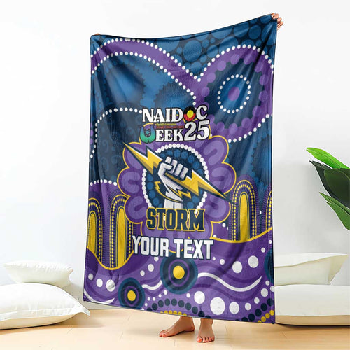 Custom NAIDOC Week 2025 Storm Blanket Melbourne Indigenous Art