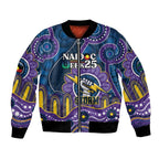 Custom NAIDOC Week 2025 Storm Bomber Jacket Melbourne Indigenous Art