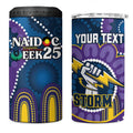 Custom NAIDOC Week 2025 Storm 4 in 1 Can Cooler Tumbler Melbourne Indigenous Art