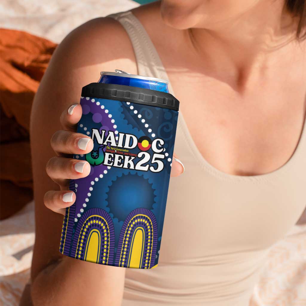 Custom NAIDOC Week 2025 Storm 4 in 1 Can Cooler Tumbler Melbourne Indigenous Art