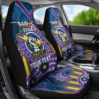 Custom NAIDOC Week 2025 Storm Car Seat Cover Melbourne Indigenous Art