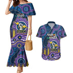 Custom NAIDOC Week 2025 Storm Couples Matching Mermaid Dress and Hawaiian Shirt Melbourne Indigenous Art