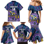 Custom NAIDOC Week 2025 Storm Family Matching Mermaid Dress and Hawaiian Shirt Melbourne Indigenous Art
