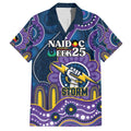 Custom NAIDOC Week 2025 Storm Family Matching Puletasi and Hawaiian Shirt Melbourne Indigenous Art
