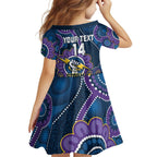 Custom NAIDOC Week 2025 Storm Family Matching Summer Maxi Dress and Hawaiian Shirt Melbourne Indigenous Art