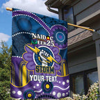 Custom NAIDOC Week 2025 Storm Garden Flag Melbourne Indigenous Art
