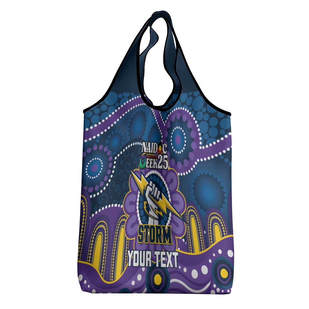 Custom NAIDOC Week 2025 Storm Grocery Bag Melbourne Indigenous Art