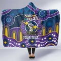 Custom NAIDOC Week 2025 Storm Hooded Blanket Melbourne Indigenous Art
