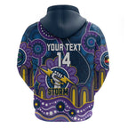 Custom NAIDOC Week 2025 Storm Hoodie Melbourne Indigenous Art