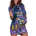 Custom NAIDOC Week 2025 Storm Hoodie Dress Melbourne Indigenous Art