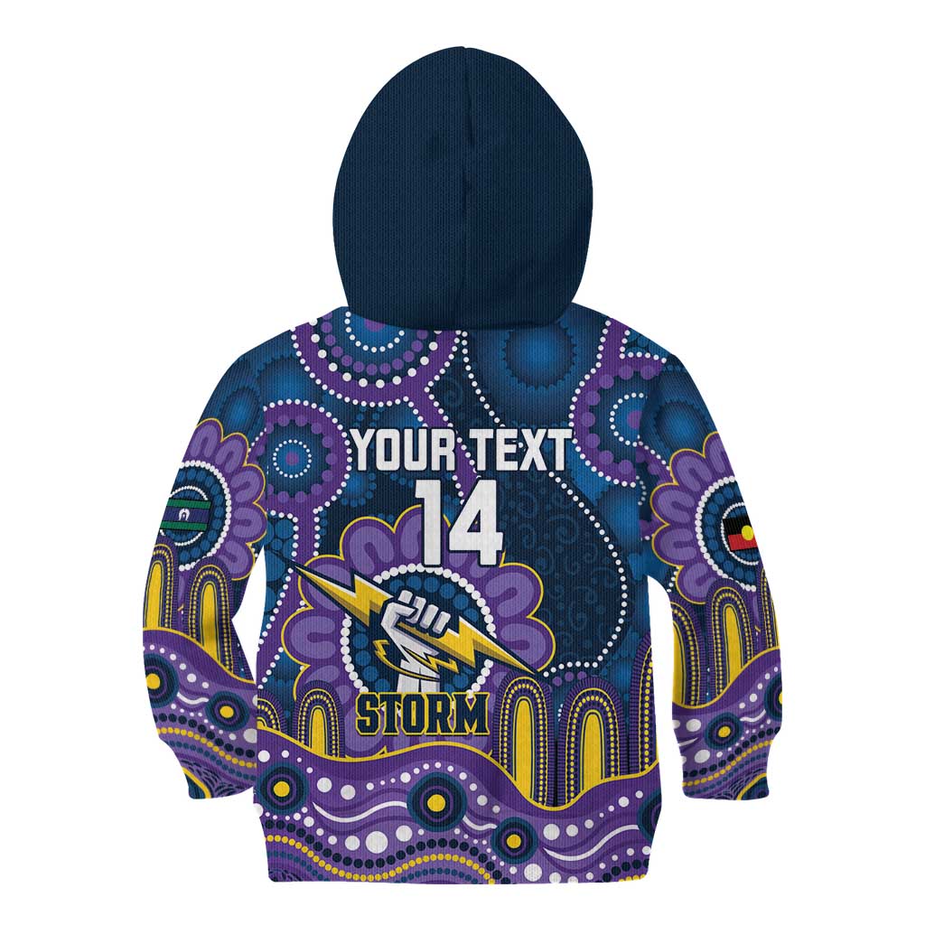 Custom NAIDOC Week 2025 Storm Kid Hoodie Melbourne Indigenous Art