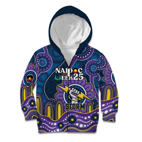 Custom NAIDOC Week 2025 Storm Kid Hoodie Melbourne Indigenous Art