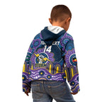 Custom NAIDOC Week 2025 Storm Kid Hoodie Melbourne Indigenous Art