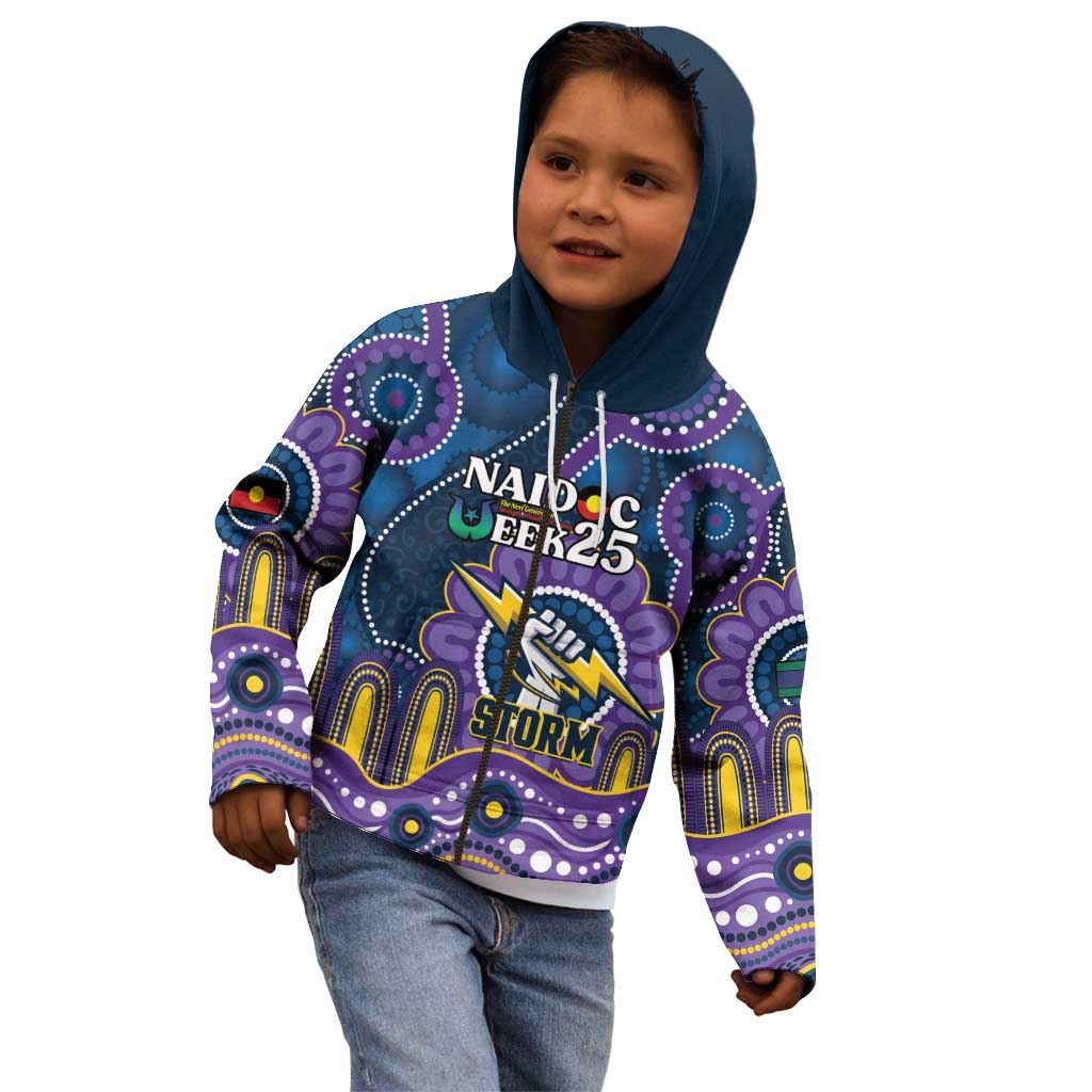 Custom NAIDOC Week 2025 Storm Kid Hoodie Melbourne Indigenous Art
