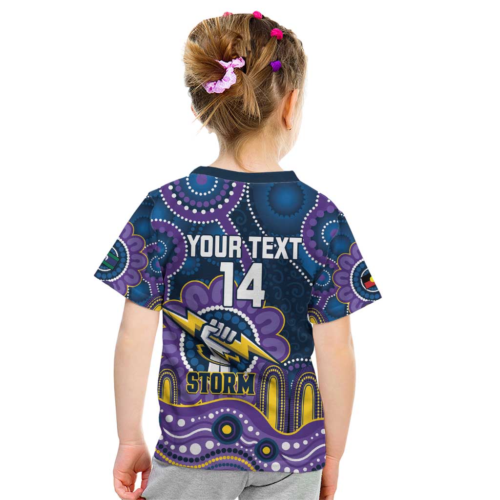 Custom NAIDOC Week 2025 Storm Kid T Shirt Melbourne Indigenous Art