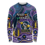 Custom NAIDOC Week 2025 Storm Long Sleeve Shirt Melbourne Indigenous Art