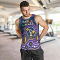 Custom NAIDOC Week 2025 Storm Men Tank Top Melbourne Indigenous Art