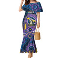 Custom NAIDOC Week 2025 Storm Mermaid Dress Melbourne Indigenous Art