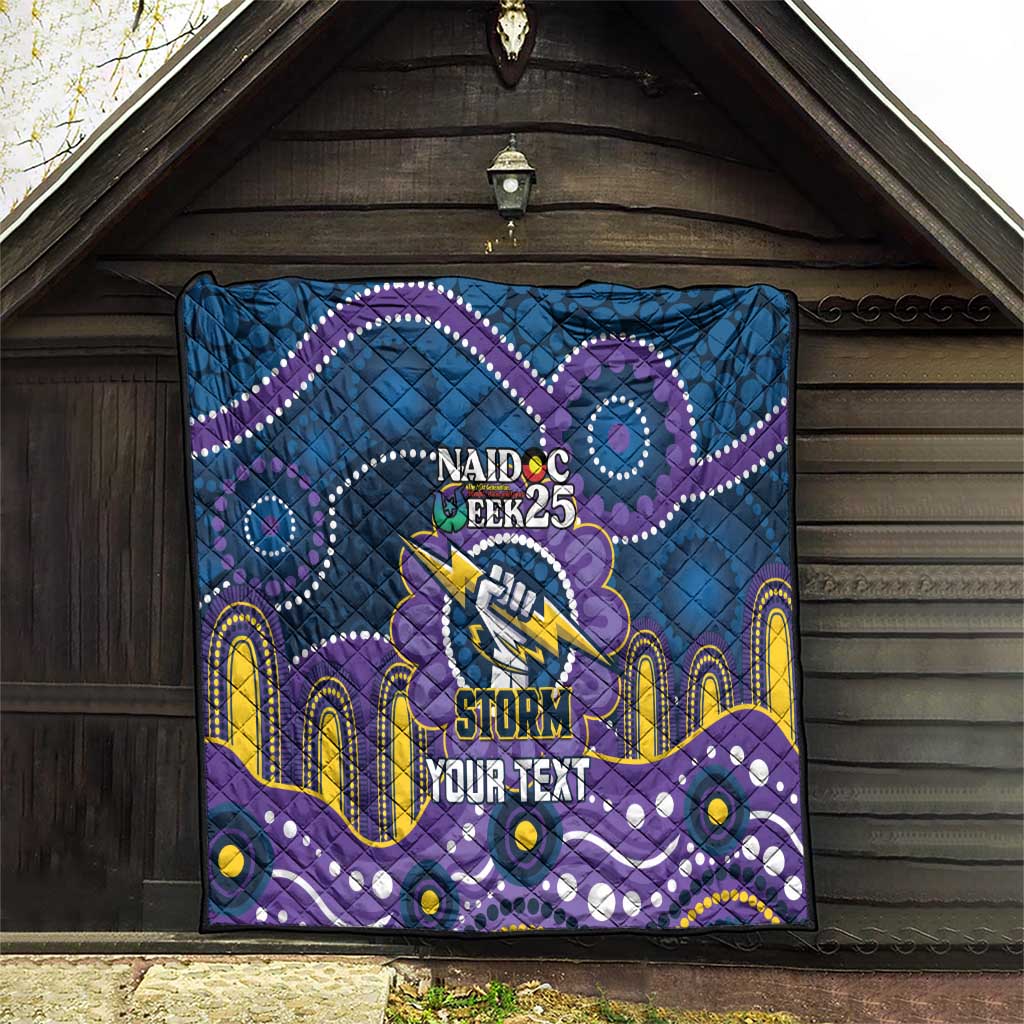 Custom NAIDOC Week 2025 Storm Quilt Melbourne Indigenous Art